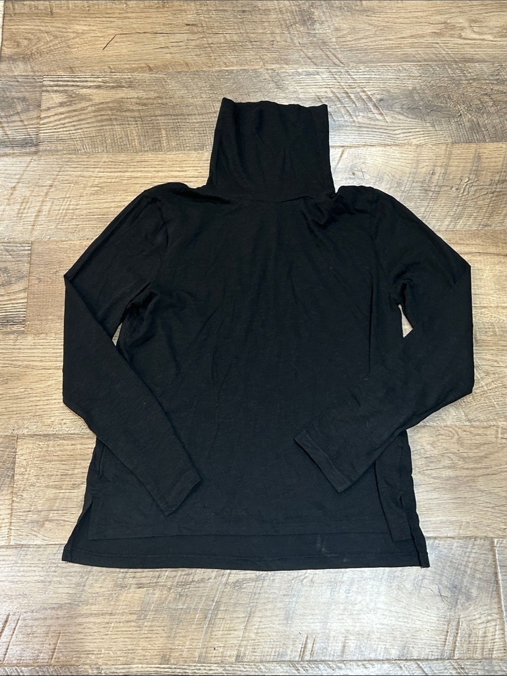 Madewell Black Turtleneck Top